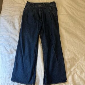 Anine Bing Relaxed Fit Dark Blue Jeans